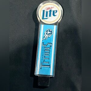Miller Lite Tennessee Titans Tap Handle *rare*